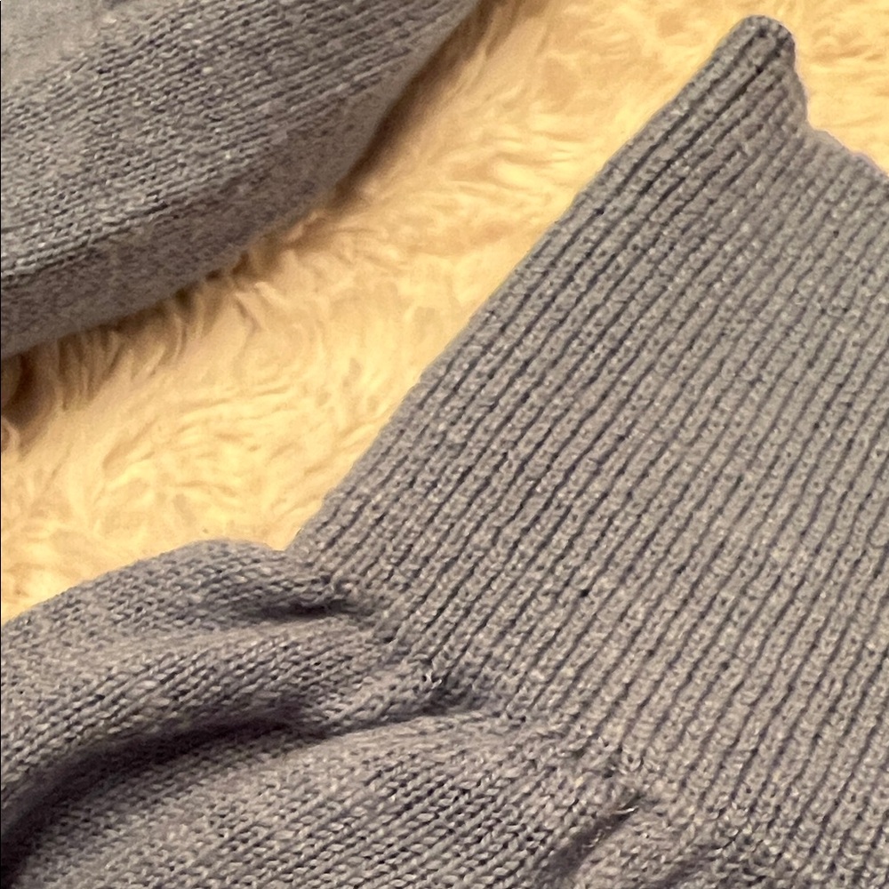 Free People Set Sky Blue Knit Top and Pants Set - Picture 3 of 5